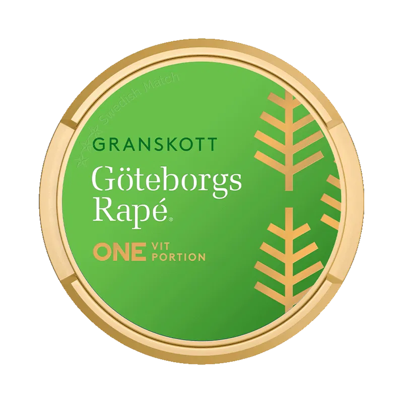 Göteborgs Rapé ONE Granskott Vit Portion