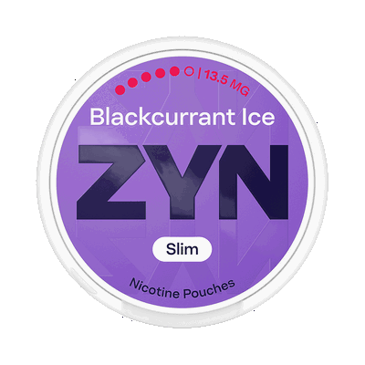 ZYN Blackcurrant Ice Super Strong 13,5 mg fram