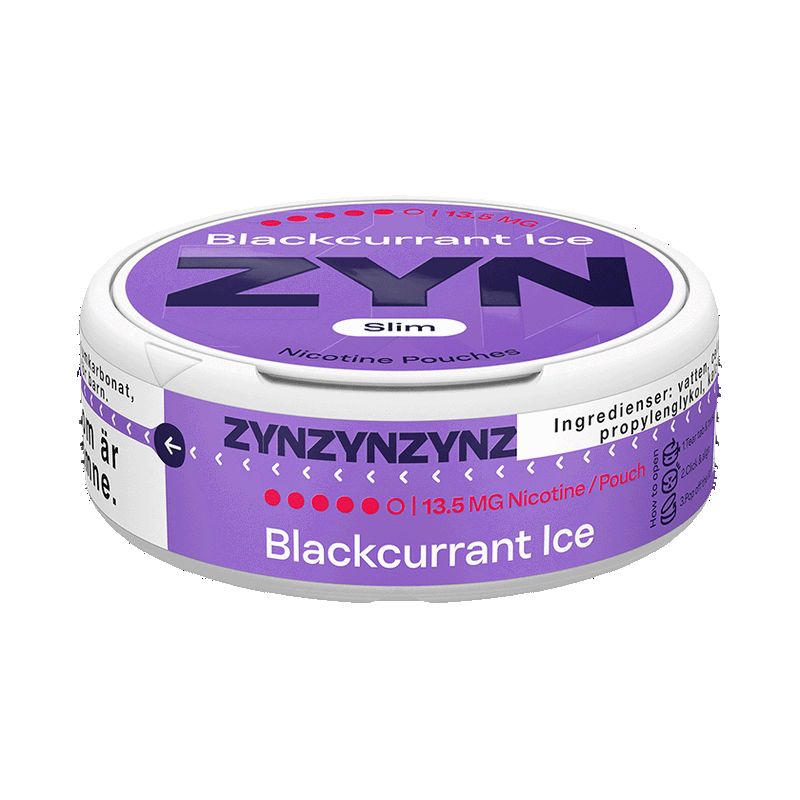 ZYN Blackcurrant Ice Super Strong 13,5 mg