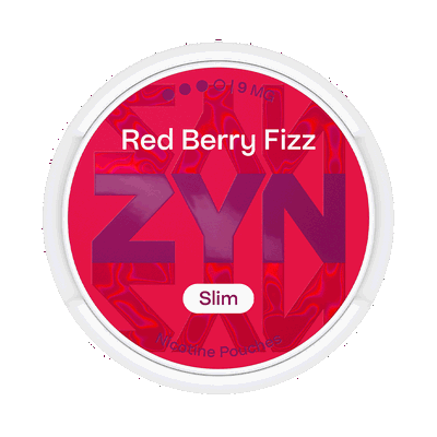 ZYN Red Berry Fizz Strong 9 mg fram