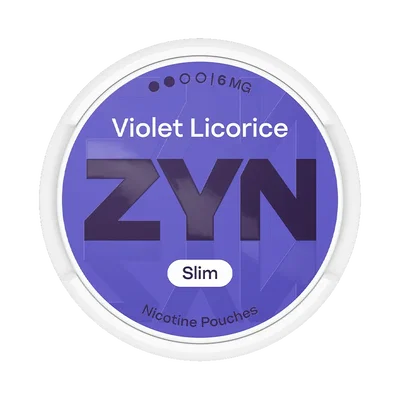 ZYN Violet Licorice Normal 6 mg fram