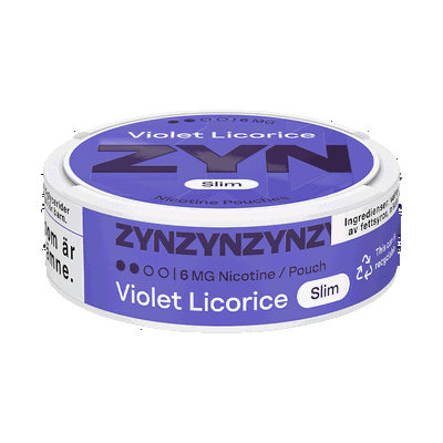 ZYN Violet Licorice Normal 6 mg