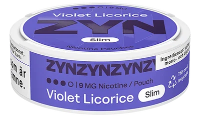 ZYN Violet Licorice Slim Strong 9 mg