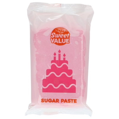 Sockerpasta - Ljusrosa - Sweet Value - 200g