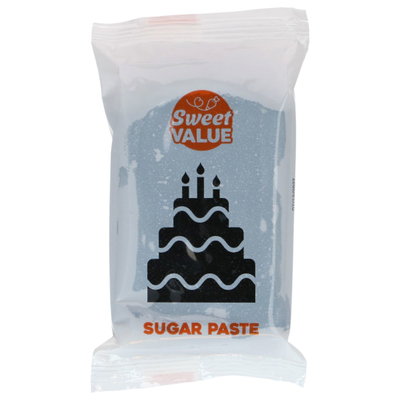 Sockerpasta - Svart - Sweet Value - 200g