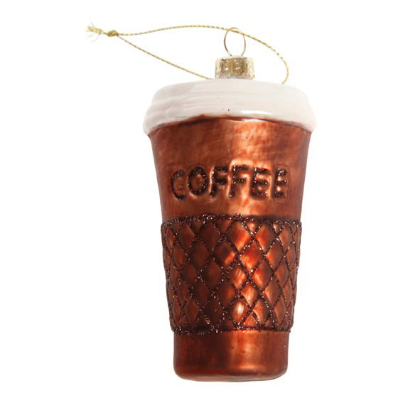 Julgransdekoration take-away-kaffe
