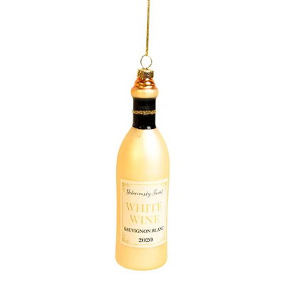 Julgransdekoration "White Wine" – 13 cm