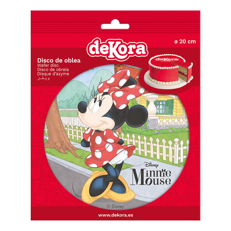 Tårtbild Disney Minnie Mouse - 20 cm