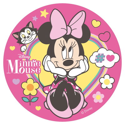 Tårtbild Disney Minnie Mouse - 20 cm