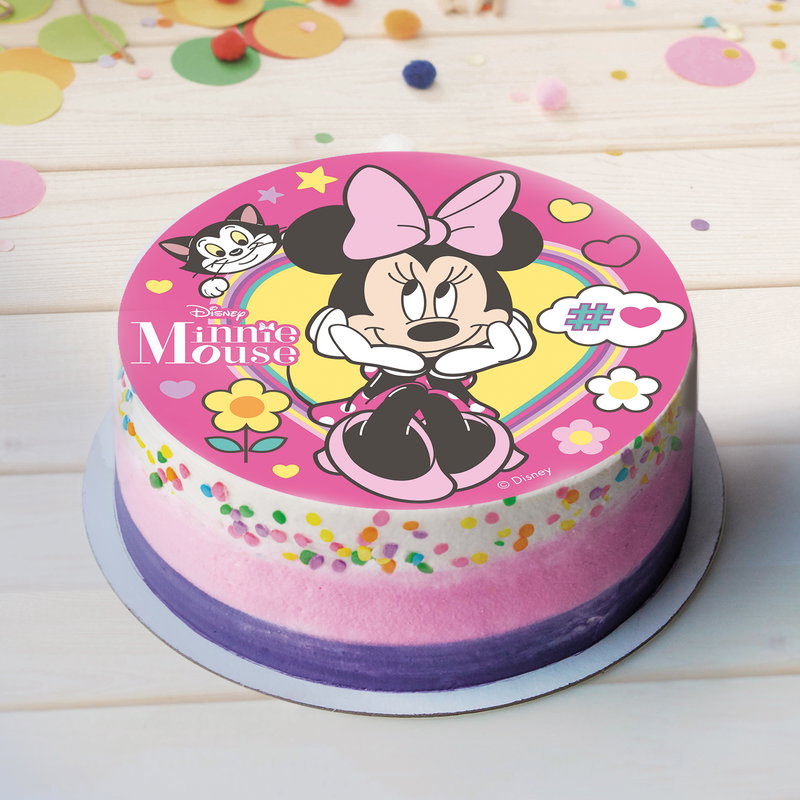 Tårtbild Disney Minnie Mouse - 20 cm
