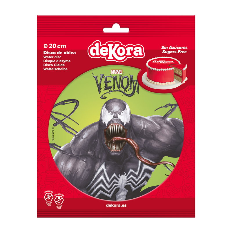 Tårtbild Venom - 20 cm