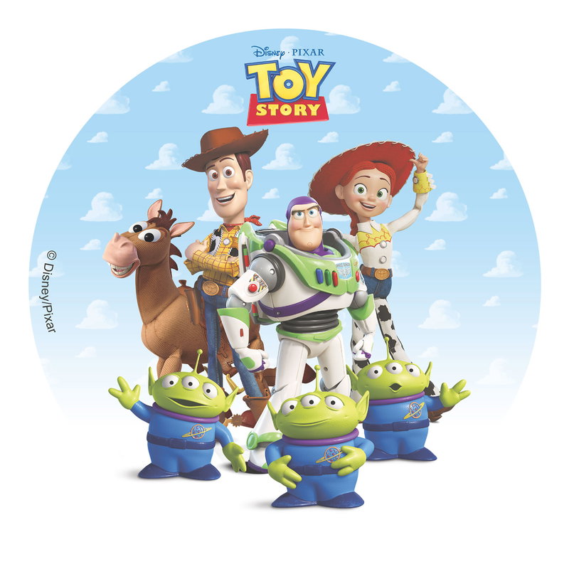Toy Story Tårtbild - 20 cm
