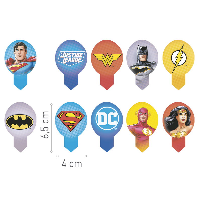 Mini Tårtbilder Justice League