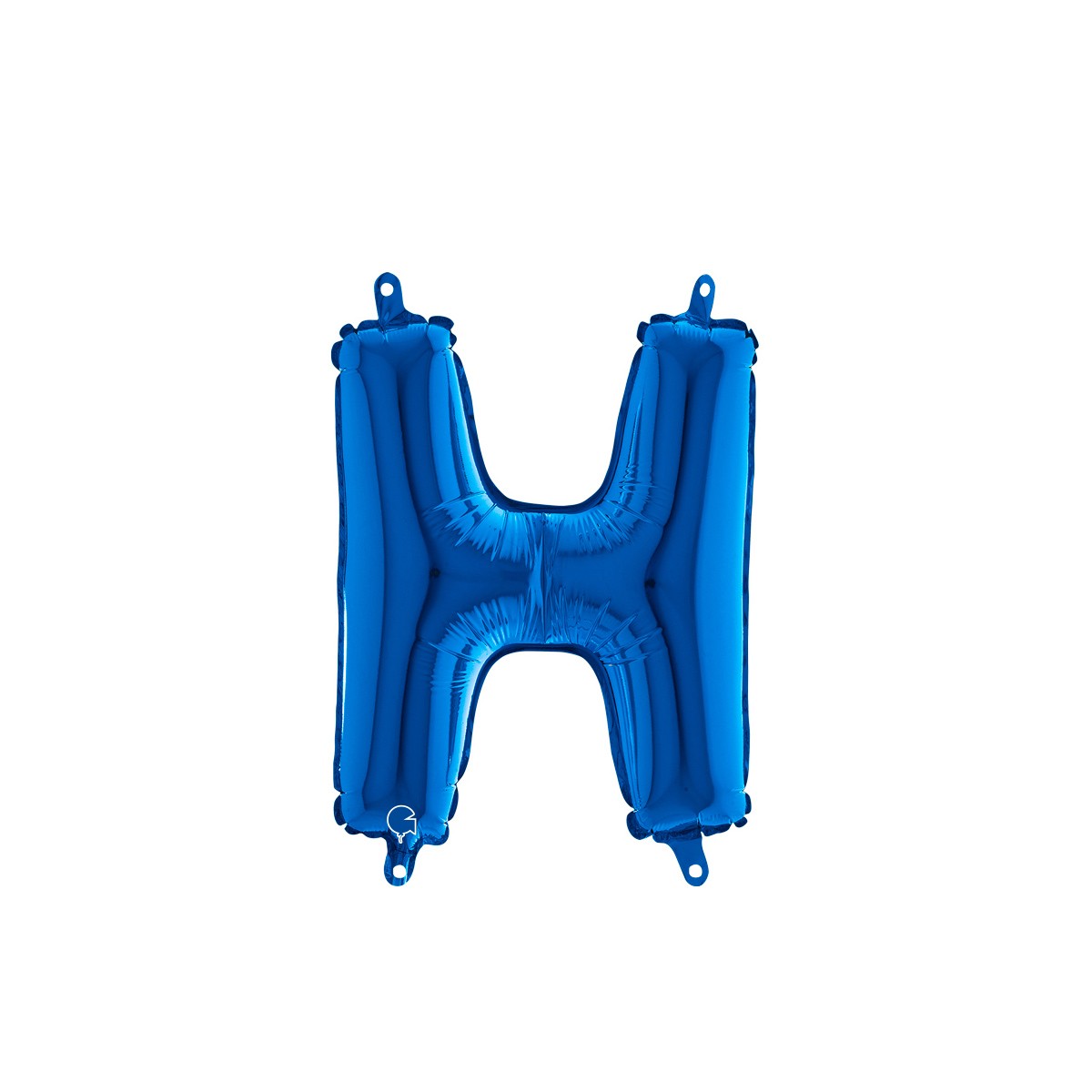 Bokstavsballong - Blå - 35 cm (H)