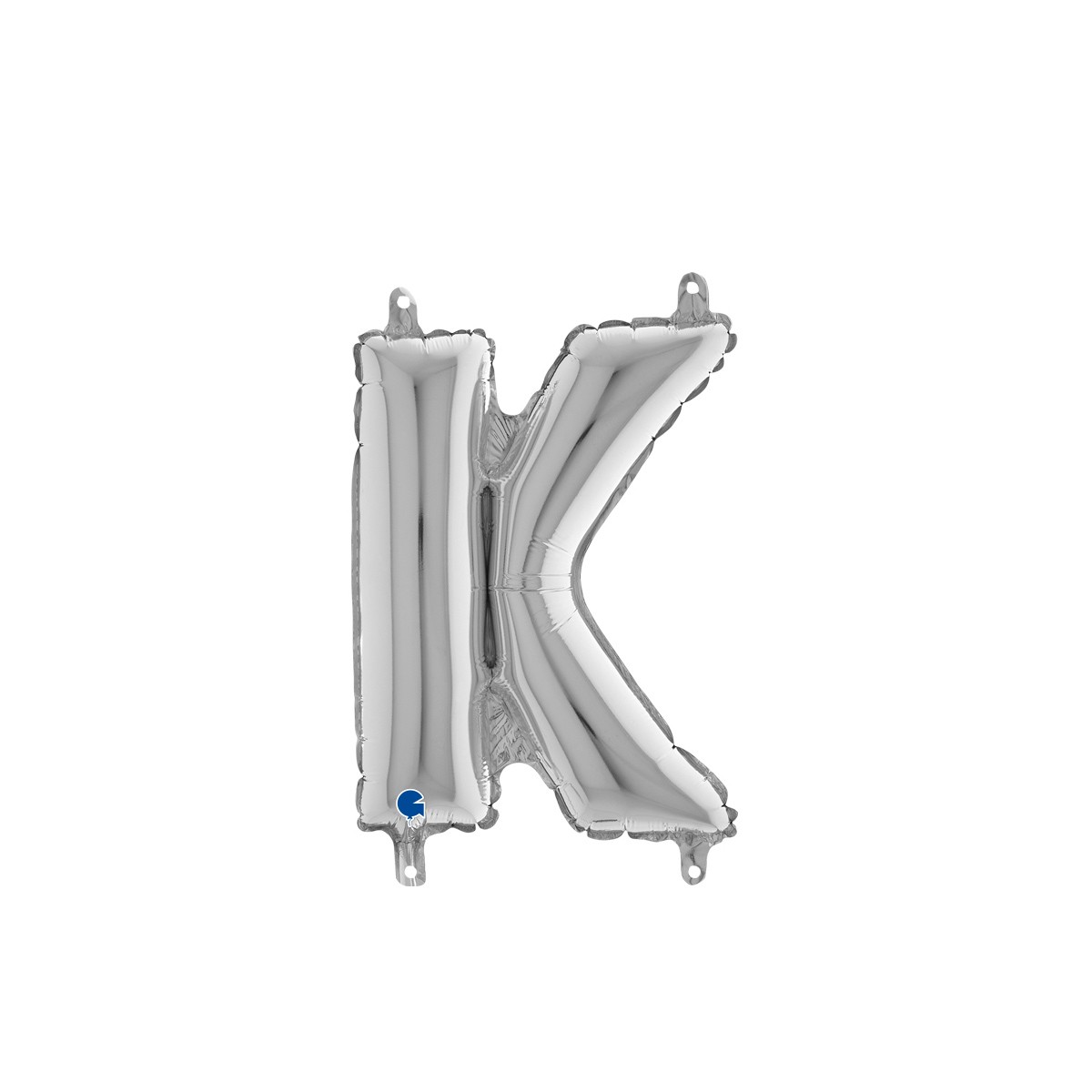 Bokstavsballong - Silver - 35 cm (K)