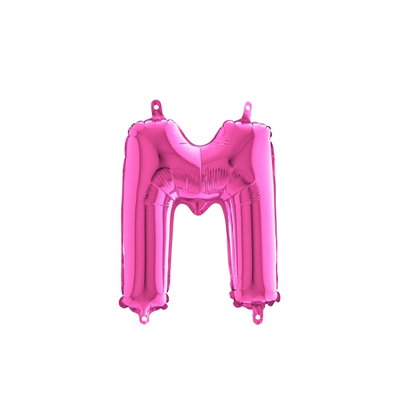 Bokstavsballong - M Rosa 35 cm