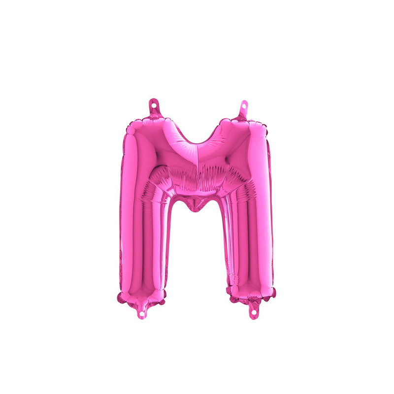 Bokstavsballong - M Rosa 35 cm