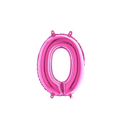 Bokstavsballong - O Rosa 35 cm