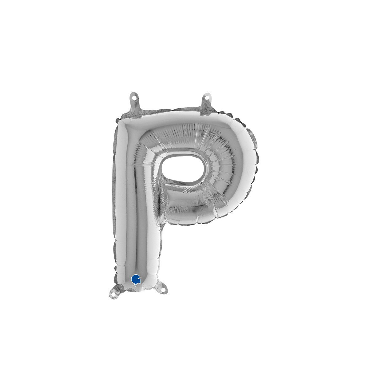 Bokstavsballong - Silver - 35 cm (P)