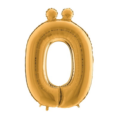 Bokstavsballong - Ö Guld 100 cm