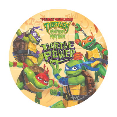 Tårtbild Ninja Turtles - 20 cm
