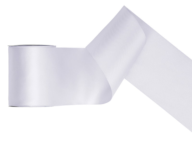 Satinband Vit
