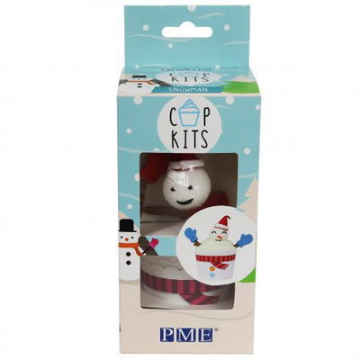 Cupcakes - Kit - Snögubbe