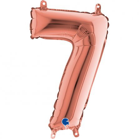 Sifferballong - Roséguld - 35 cm (7)