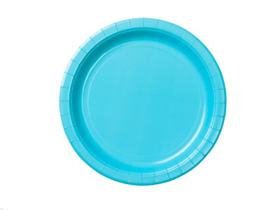 Papperstallrik blå 23 cm 8-pack