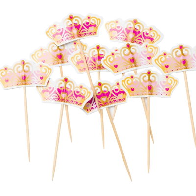 Bakdekoration krona 10-pack