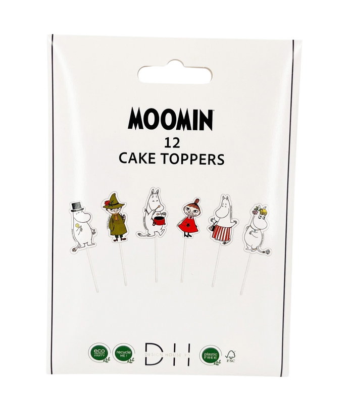 Cake toppers – Mumin – 12 st