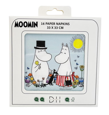 Servetter – Mumin Blå – 16 st