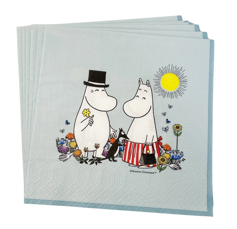 Servetter – Mumin Blå – 16 st