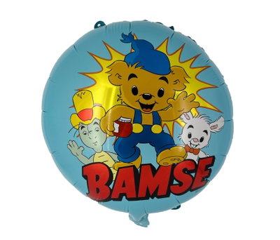Folieballong – Bamse Blå – 35 cm