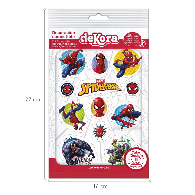 Mini Tårtbilder Spiderman