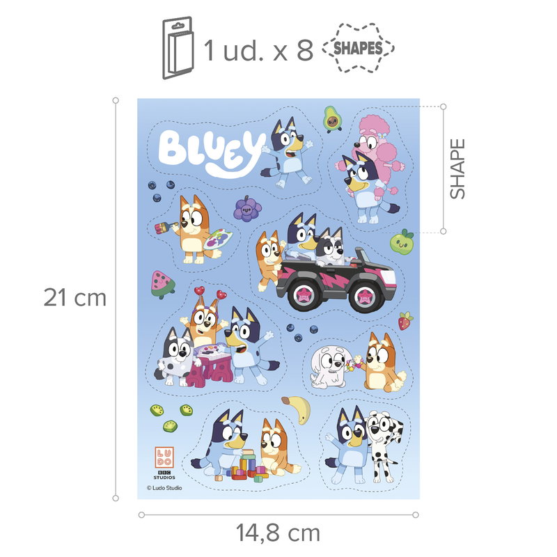 Bluey Och Bingo Mini Tårtbilder