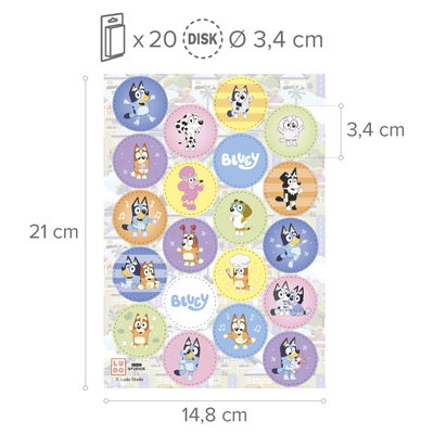 231427-MINI DISCOS COMESTIBLES BLUEY Y BINGO Ø 34CM ZERO A5_4
