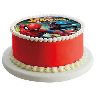 236040-DISCOS COMESTIBLES TARTA SPIDERMAN ZERO 20CM_3