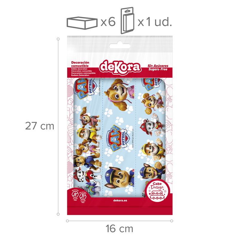Paw Patrol Tårtdekorband