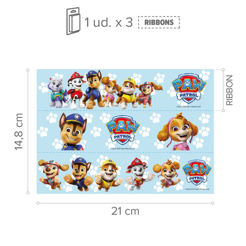 Paw Patrol Tårtdekorband