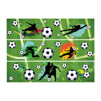 Fotboll Tårtdekorband