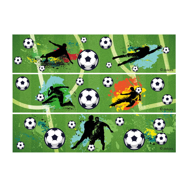 Fotboll Tårtdekorband