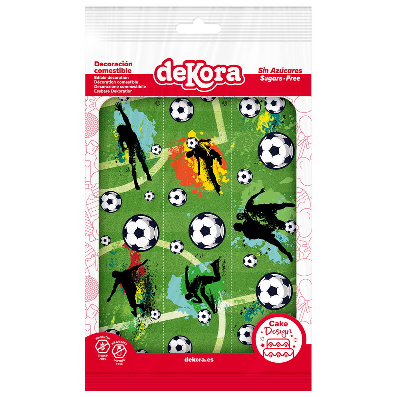 Fotboll Tårtdekorband