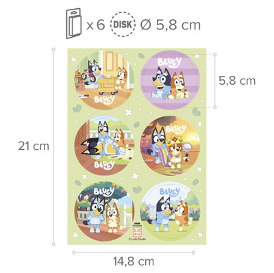 236139-MIX DISCOS COMESTIBLES BLUEY Y BINGO ZERO 6U Ø58CM A5_4