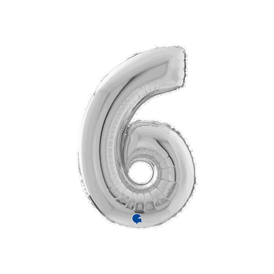 Ballongsiffra - Sex Silver 66 cm