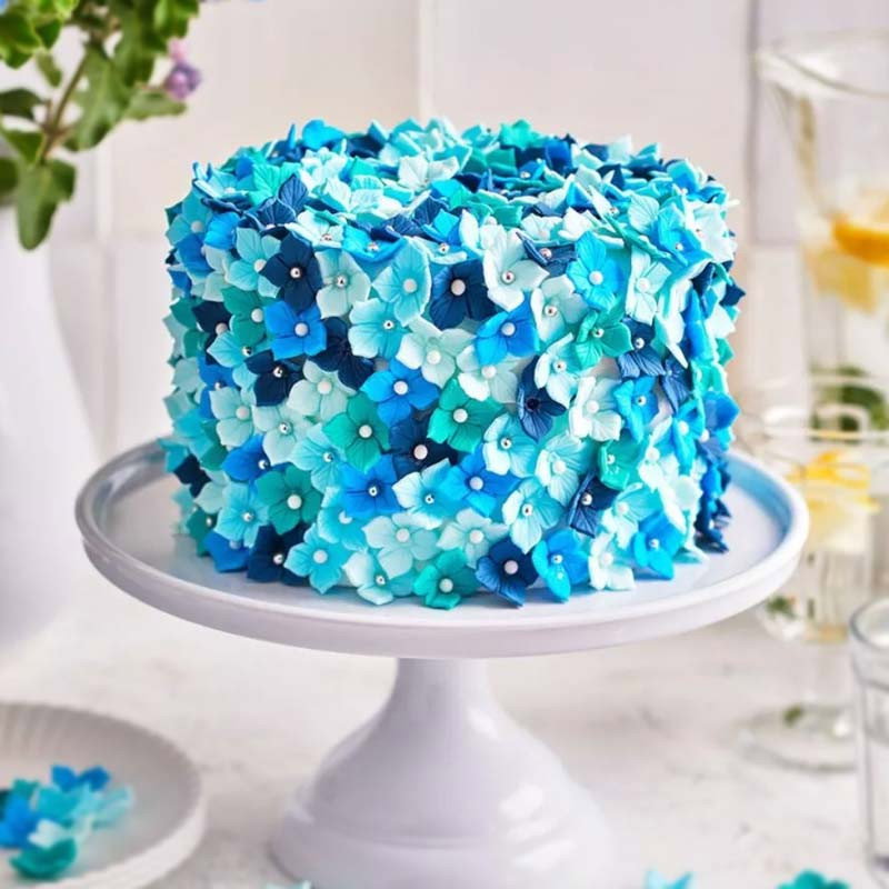 Sockerpasta 5 pack Blå Nyanser FunCakes