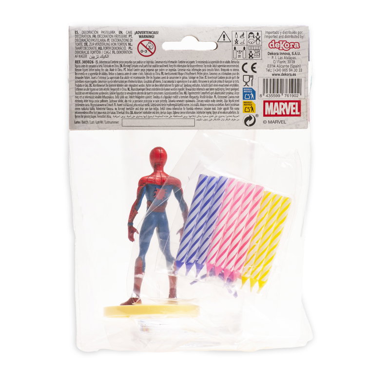 Spiderman - Tårtljus
