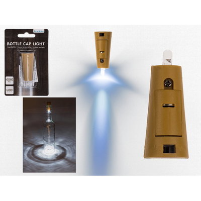 Vinkork med LED från Out of the Blue – produkt och användning, flaska ingår inte