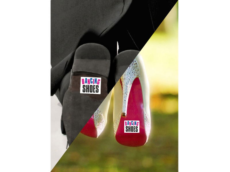 Klistermärke Dancing Shoes