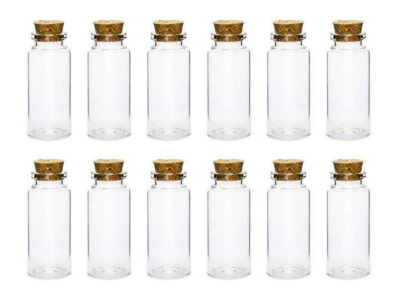 Glasflaskor Med Kork